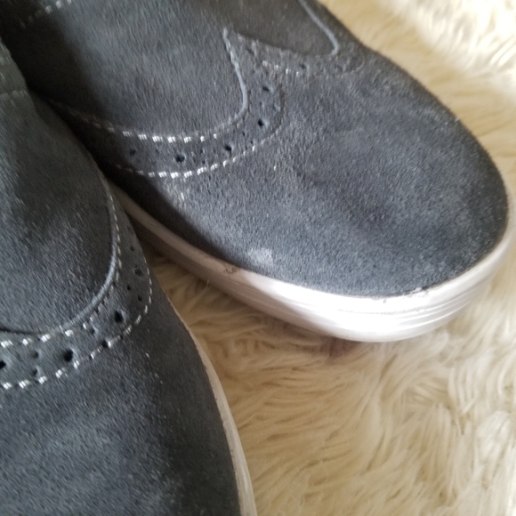 Bed Stu gray suede casual oxford shoes 15